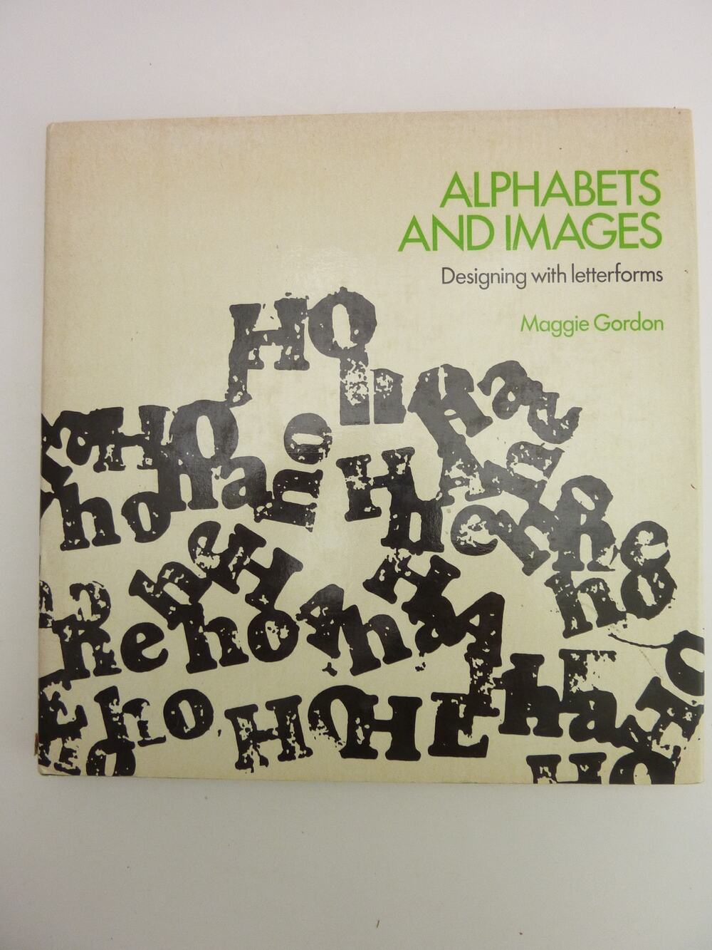 Vintage 1974 Alphabets & Images Maggie Gordon Graphic Design Typography Art Book
